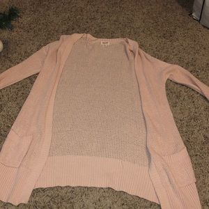 Baby pink cardigan